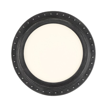 Designers Fountain Edge Lit LED 11 Inch Weathered Pewter Flush Mount Ceiling Light LED1292-WP